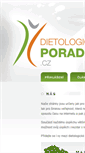 Mobile Screenshot of dietologickyporadce.cz
