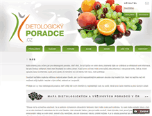 Tablet Screenshot of dietologickyporadce.cz